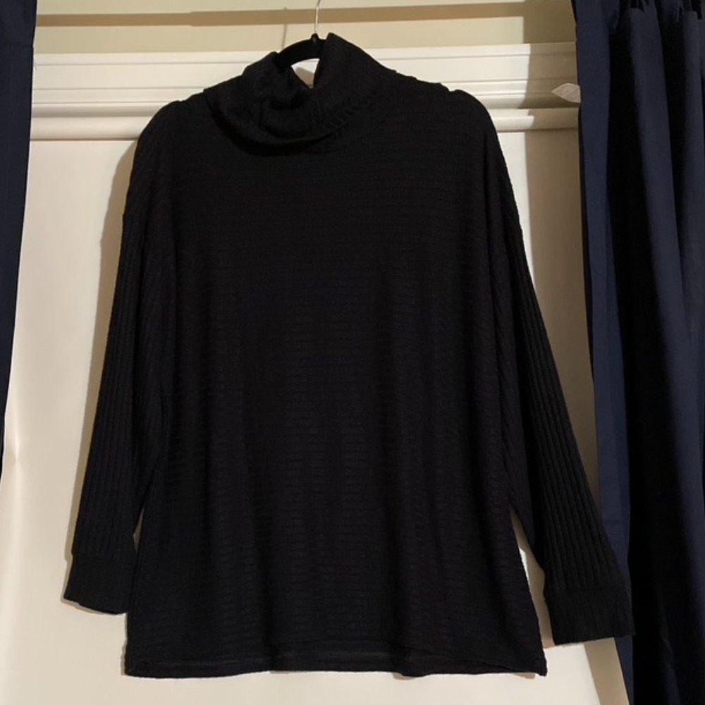 💚 Gap Ribbed Tunic Sweater Half Sleeve Size XL